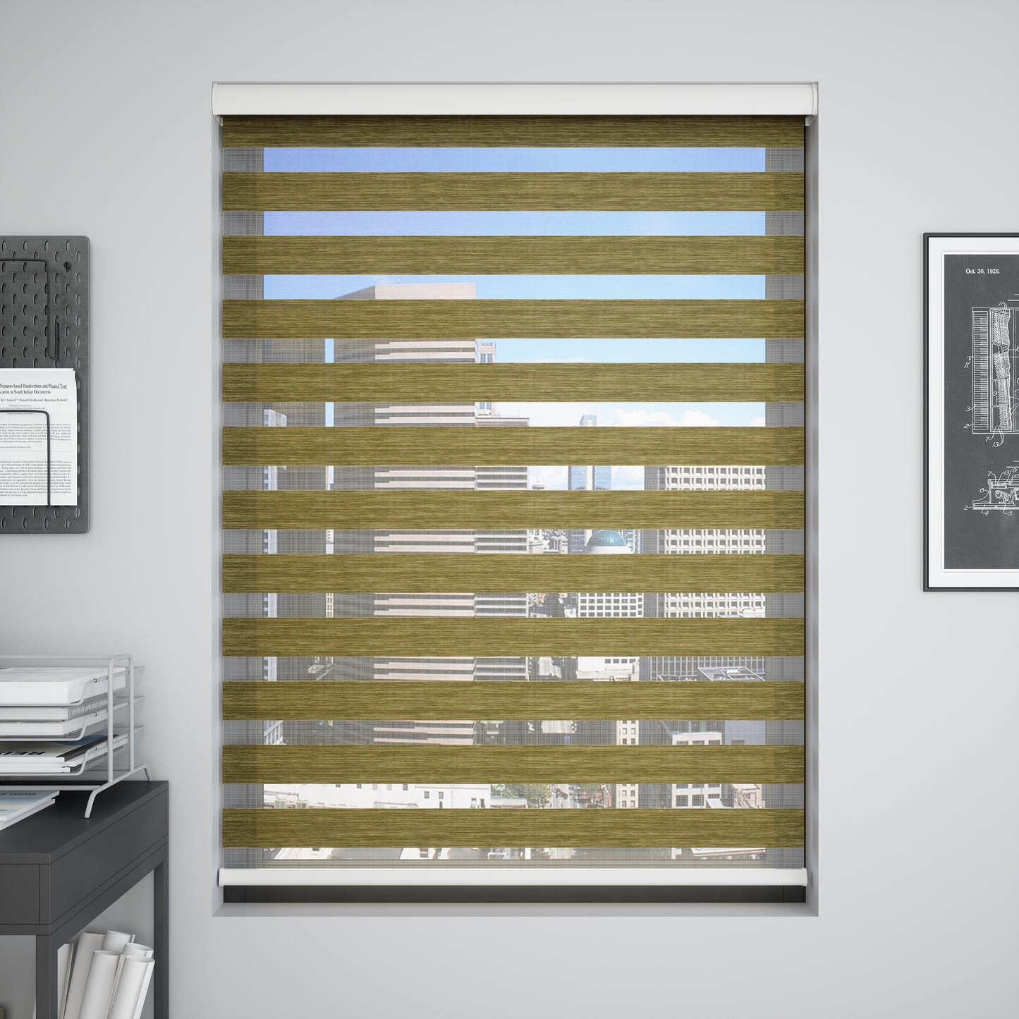 Woodlook - 70% Light Filtering Zebra Blinds