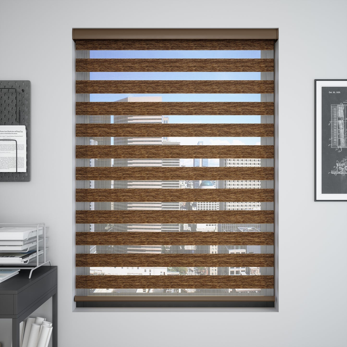 Woodlook - 70% Light Filtering Zebra Blinds