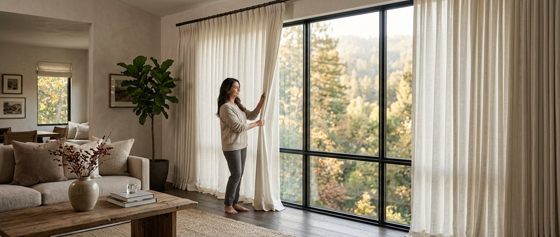 Custom Drapery for Large Windows: Healing Your Home’s Grandest Views