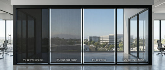 How to Choose the Best Openness Factor for Solar Shades to Stop Glare