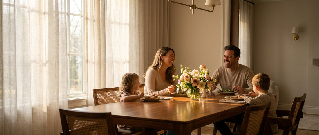 Curtains Vs Blinds for Dining Room: Framing Your Family's Best Moments