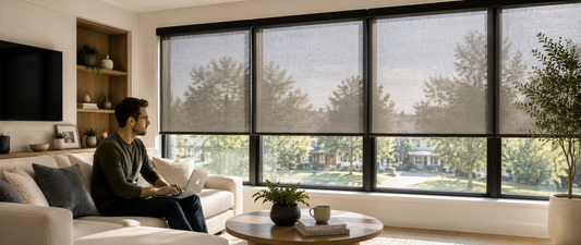 How to Reduce Screen Glare With Solar Shades