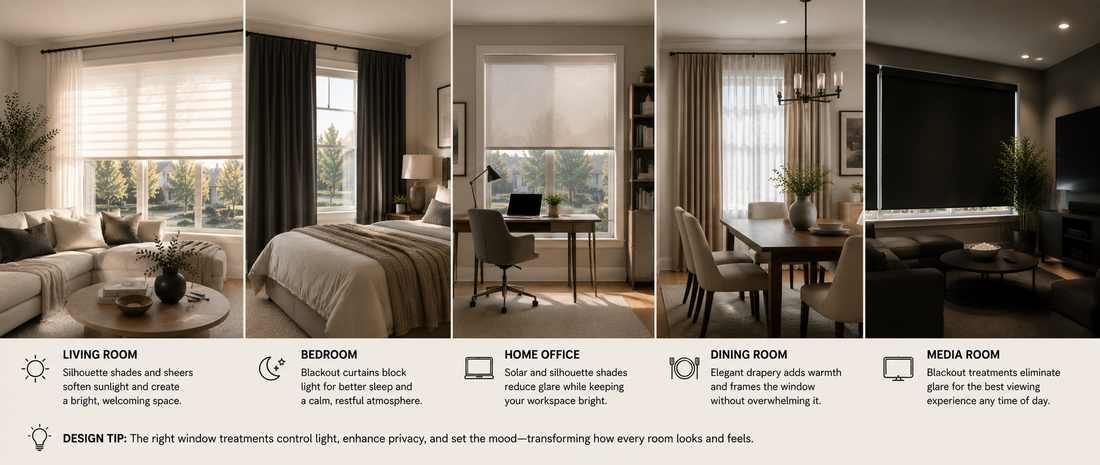 How Window Treatments Change the Feel of a Room