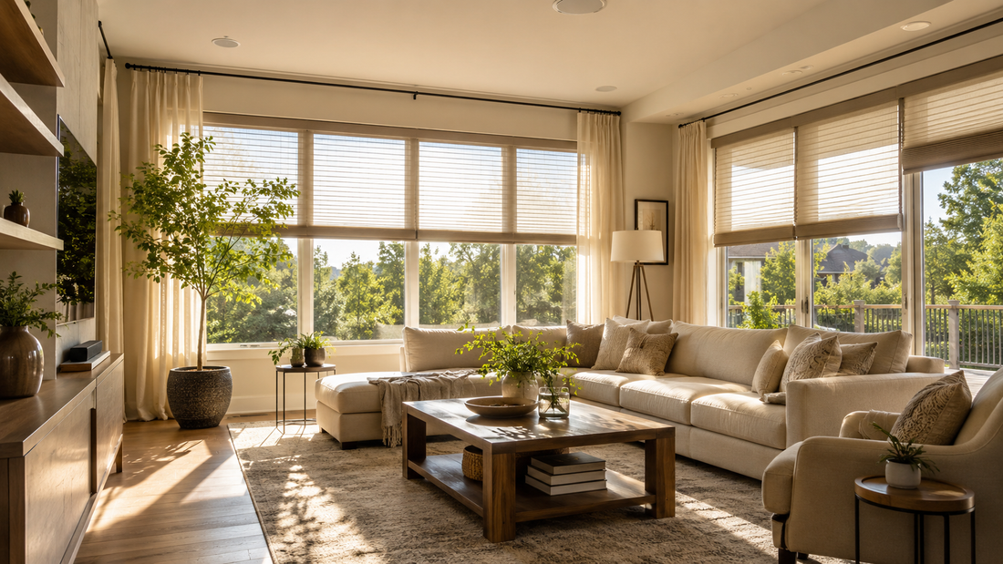 The Best Shades for Bright Living Rooms