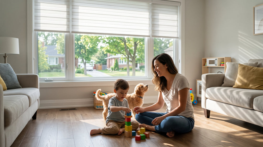 North York Parents: Why Cordless Blinds Are the Safest Choice for Your Family Home