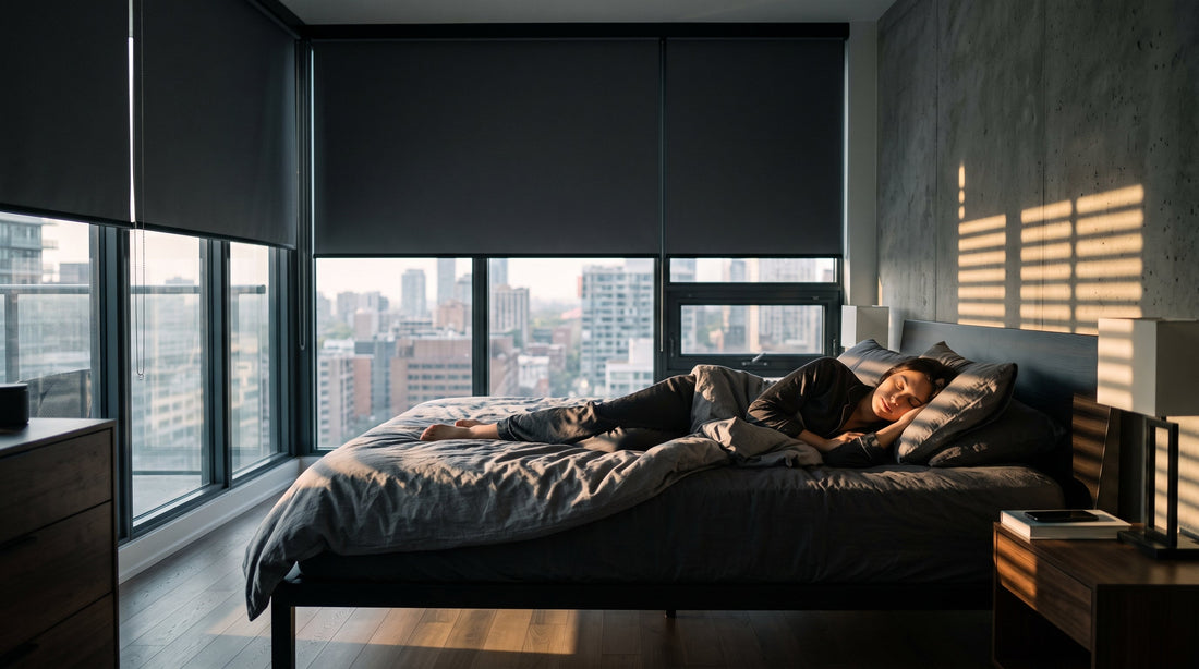 Better Sleep in North York and Scarborough: How Blackout Shades Transform Your Bedroom
