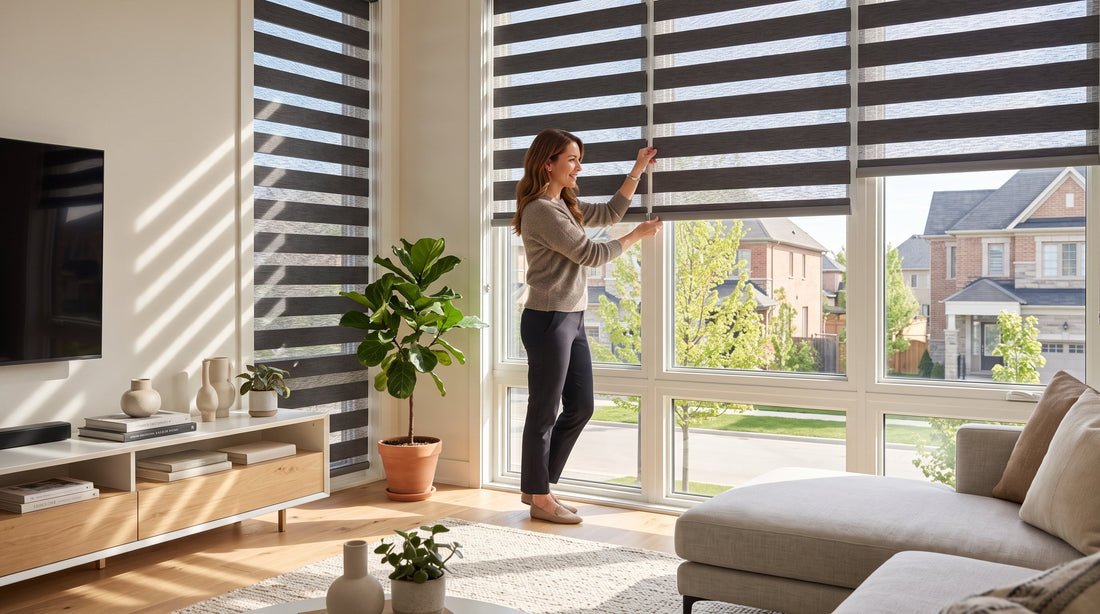 Why Richmond Hill Homeowners Are Obsessed with Zebra Shades — And the Korean Fabric Behind Them
