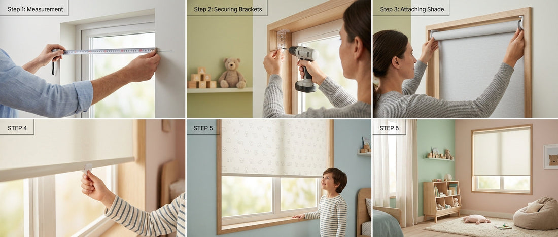 Cordless Roller Shades for Kids Room: a Step-By-Step Guide