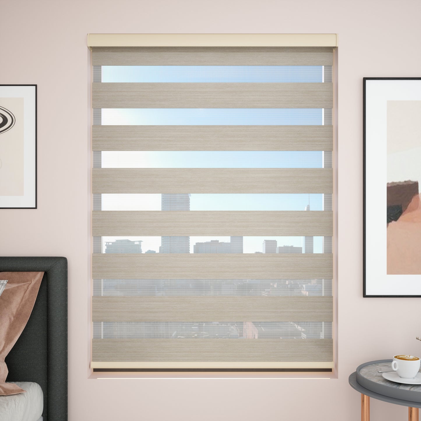 Nuovo - Room Darkening Zebra Blinds