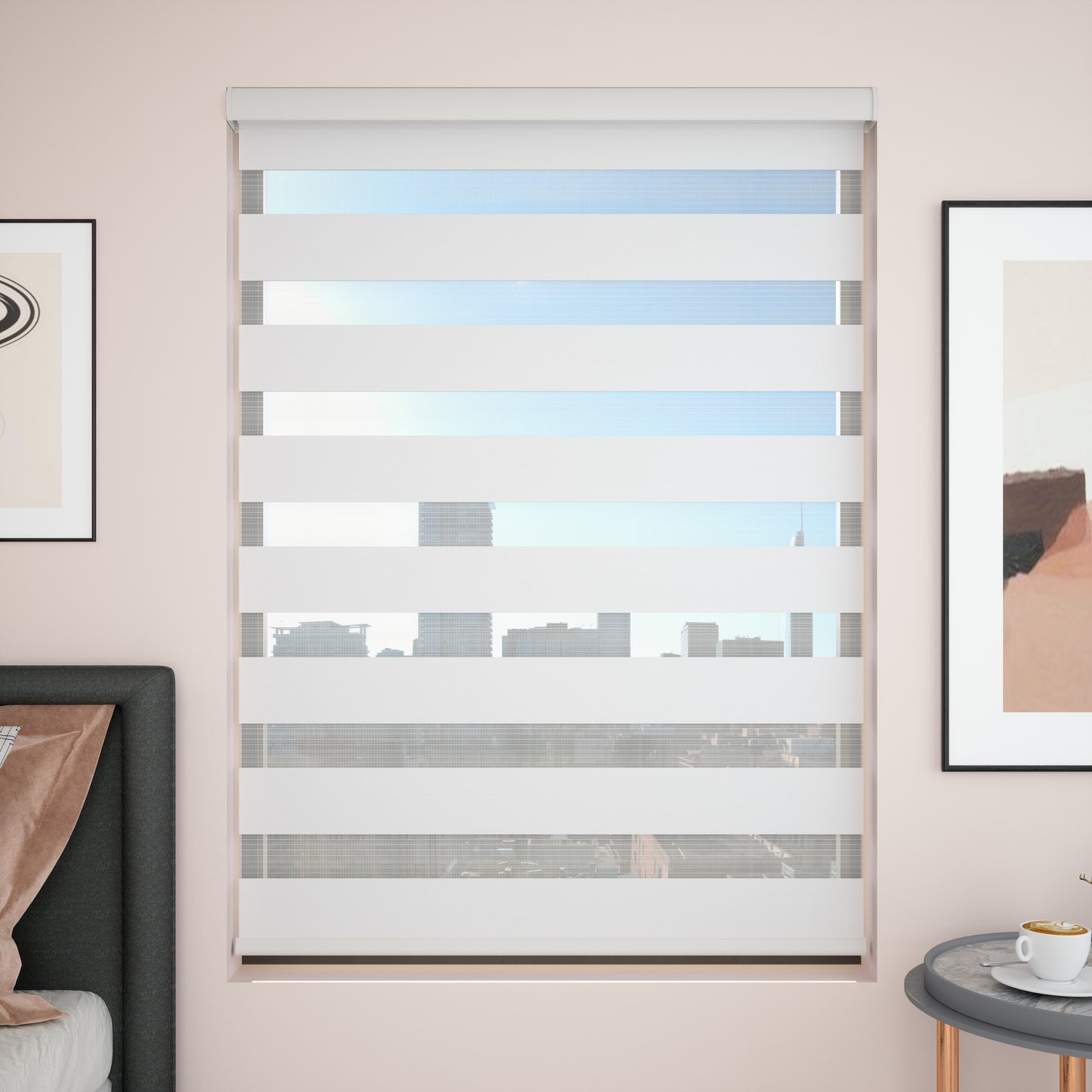 Nuovo - Room Darkening Zebra Blinds